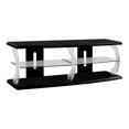 thumbnail image 1 of Bowery Hill Modern Wood Storage 72-Inch TV Stand in Black, 1 of 5
