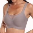 thumbnail image 3 of MIONGO Plus Size Seamless Jelly Bra No Underwire Design for Maximum Comfort and Sag Retraction Support, 3 of 8