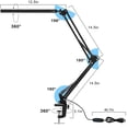 thumbnail image 3 of Staron Desk Lamp under $5! LED Clamp Light with 3 Colors 10 Brightness for Office Study Task Lighting, 3 of 3