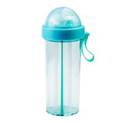 TIMIFIS Water Bottle 600ml Bottle Plastic Cup Transparent Matte Portable Not Easy to Break Water Cup Outdoor Sports Travel Water Bottle Portable Leak-Proof Cups