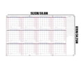 thumbnail image 3 of Chmadoxn Calendars 34 X 59 Inch Oversized Erasable Wall Calendar Planner Undated Planner A calendar, 3 of 5
