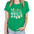 thumbnail image 1 of RKSTN Tops for Women 2024 Casual Été en Vrac Grande Taille Pâques Blouse Imprimée Graphique Tops Mode Col Rond Manches Courtes T-shirt, 1 of 4