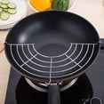 thumbnail image 1 of Cergrey Stainless Steel Shelves Food Cooling Rack Strainer Kitchen Wok Fry Pan Pot For Fry Pan Drainer Rack For Tempura Fried Chicken, 1 of 6