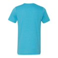 thumbnail image 2 of Bella Canvas Mens CVC Jersey Tee, 3XL, Heather Aqua, 2 of 2