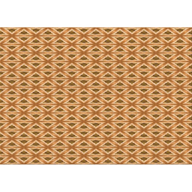 Ahgly Tapis Rectangulaire Lavable en Machine Intérieur Transitionnel Jaune Orange, 7 Pieds x 10 Pieds