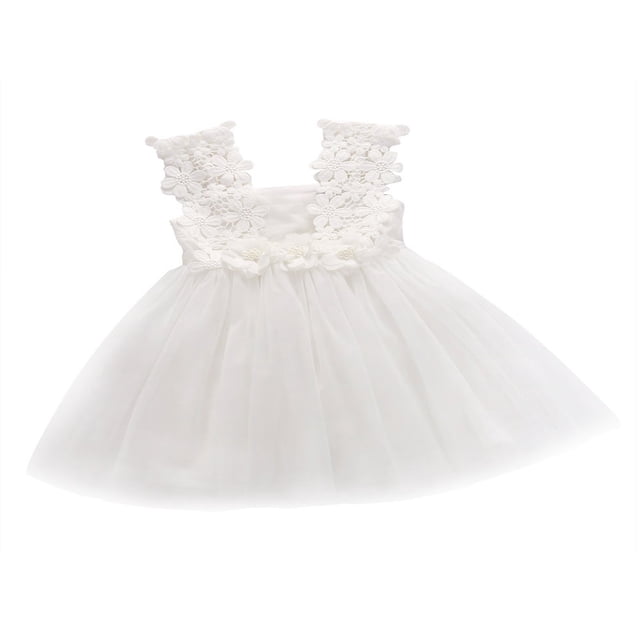 Robe de Fête Formelle pour Bébé Fille, Princesse, Dentelle, Tulle, Fleurs, Robe de Soirée Chic