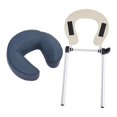thumbnail image 4 of lionlar Massage Table Face Cradle with Pillow Cushion Support Bracket SPA Adjustable Deep Blue, 4 of 9