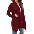 thumbnail image 4 of Cardigan Ouvert pour Femmes Manches Longues Léger Cardigan en Tricot Habillé Veste Décontractée d'Automne, 4 of 6