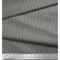 thumbnail image 3 of Soimoi Modal Satin Fabric Geometric Small Printed Craft Fabric by The Yard 42 Inch Wide, 3 of 3