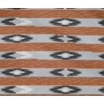 thumbnail image 4 of oneOone Tissu Flex en Coton à Rayures Ikat Imprimé Tissu 1 Yard 40 Pouces de Large, 4 of 4