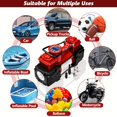 thumbnail image 3 of Twin Cylinder Air Compressor, 12V Portable Heavy Duty Tire Inflator With Digital Gauge, 3 of 4
