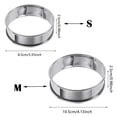 thumbnail image 2 of Stainless Steel Tart Ring for Even Tart Ring and Round Cake Baking Durable Bakeware for Home and Commercial Use, 2 of 5