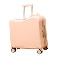 thumbnail image 4 of funtasica Carry on Size Travel Luggage 20" Airplanes Lightweight Kids Ride on Suitcase Pink, 4 of 9