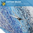 thumbnail image 4 of KAKOWELY Braided String 2 Rolls Cotton Cord Softer Weaving Rope Handicraft Knitting Rope Braided String5236.21"X0.01"X0.01", 4 of 4