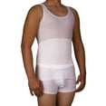 thumbnail image 1 of Underworks Mens Firm Classic Compression Body Shirt Small White, 1 of 5