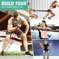 thumbnail image 4 of BYXAS 4 Pack Resistance Band, Pull Up Bands, Pull Up Assistance Bands, Workout Bands, Exercise Bands, Resistance Bands Set for Legs, Working Out, Muscle Training, Physical Therapy, Shape Body, 4 of 7