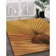 thumbnail image 3 of Ahgly Tapis d'Intérieur Lavable en Machine Carré Acajou Brun, 6 Pieds Carré, 3 of 7