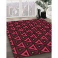 thumbnail image 3 of Ahgly Company Tapis d'Intérieur Lavable en Machine Carré Transitionnel Marron, 3 Pieds Carré, 3 of 7