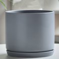 thumbnail image 3 of Wweixi Indoor Flower Pots - Elegant And Practical Available In Multiple Colors And Can Be Selected DS light green M 1Set, 3 of 6