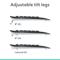 thumbnail image 2 of Logitech MK540 Advanced Wireless Keyboard and Mouse Combo for Windows, 2.4 GHz Unifying USB-Receiver, Multimedia Hotkeys, 3-Year Battery Life, for PC, Laptop, 2 of 10