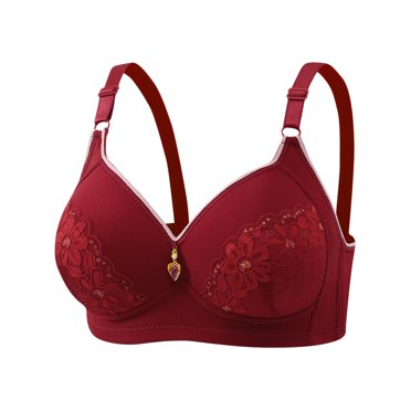 Lenpel Plus Size Bras for Women No Underwire Lace Full Coverage Supportive Lift Push up Bras Comfortable Everyday Bralettes