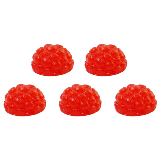 Wweixi 5pack/lot Long-lasting PVC Fruit Slice Model For Store Samples Mall Emissions Watermelon Slices 24