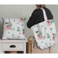 thumbnail image 5 of Soimoi White Rayon Fabric Snowman & Tree Christmas Decor Fabric Printed Yard 42 Inch Wide, 5 of 5