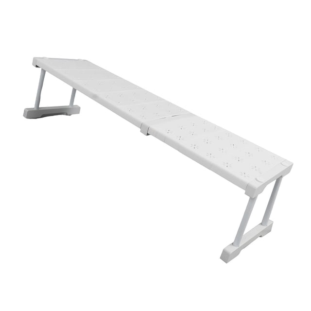 Organisateur d'Étagère de Garde-Robe Extensible, Étagères de Rangement de Garde-Manger en Métal Ajustables, Organisateur