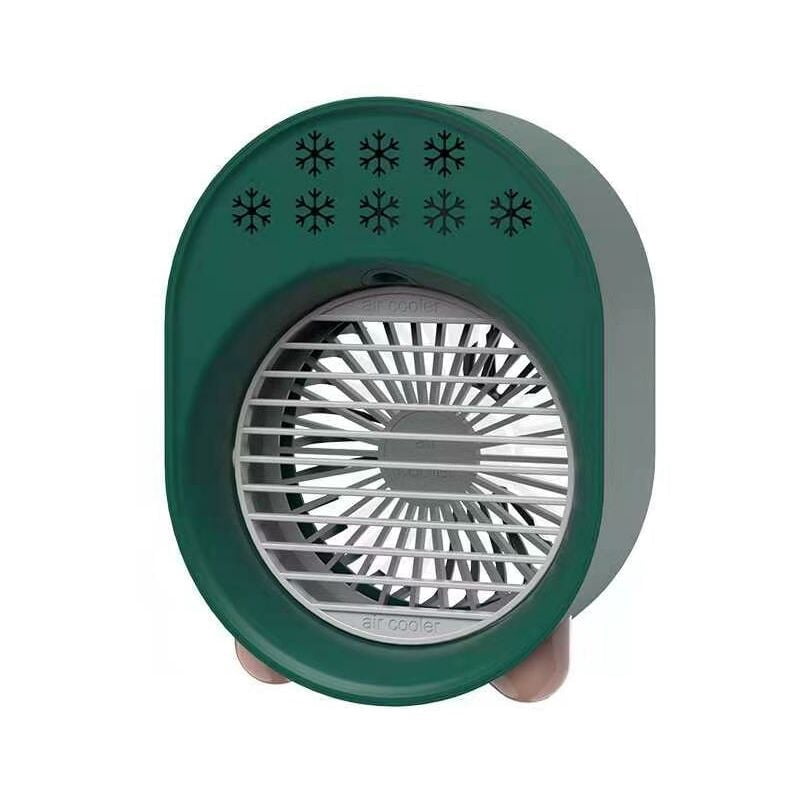 Mini portable air conditioner, mobile air conditioner without ventilation, silent bedroom fan, silent mobile air conditioner, portable air conditioner with USB connection and small humidifier
