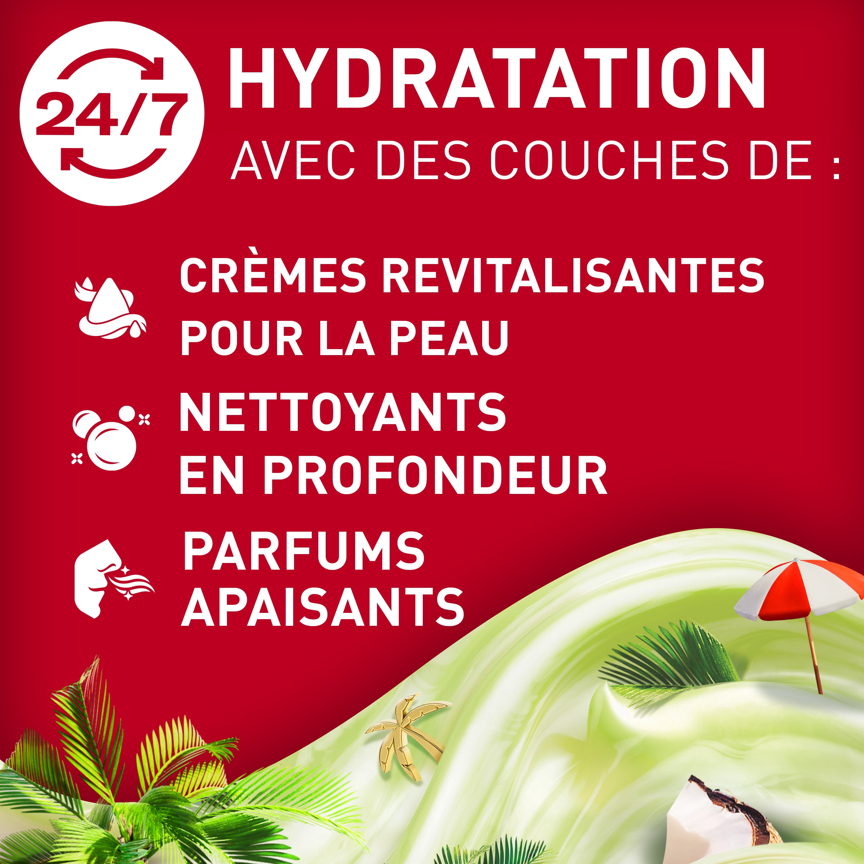 Nettoyant pour le corps pour hommes Old Spice Super Hydratation, Fiji avec palmier et noix de coco, hydratation régénératrice 24 heures sur 24, 7 jours sur 7, 591 mL (20 oz)