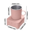 thumbnail image 3 of Dual Function USB Cooler and Warmer Mug Instant Cooling Heating Beverage Cup Portable 400ml Capacity Temperature Control for Campus Outdoors Office Use, 3 of 3