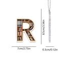 thumbnail image 2 of 26 Letter Acrylic Keychain Pendant for Books, 2 of 3
