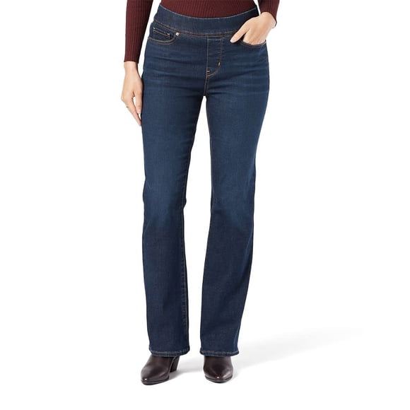 Levi Strauss Signature Gold Women's Totally Shaping Pull-On Bootcut (Also Available in Plus Size), Point Bonita 5d, 22 Short