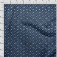 thumbnail image 4 of oneOone Rayon Blue Fabric Bird Sewing Craft Projects Fabric Prints By Yard 56 Inch Wide, 4 of 5