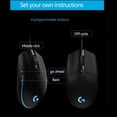 thumbnail image 4 of Logitech G102 Gaming Wired Mouse 200-8000dpi 6 Button Optical Mouse Compatible For Windows 7 black, 4 of 4