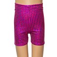 thumbnail image 2 of Youth Stylish Clothes Loose Ripped Sweatpants Block Three Point Shorts Sequin Children Adult Dance Pants Practice Shorts Attend Shows And Events, 2 of 4
