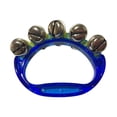 thumbnail image 1 of Milaget Hand Bell Musical Tambourine Mini Percussion Tambourines for Kindergarten Blue, 1 of 9