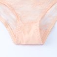thumbnail image 4 of Sous-vêtements pour Femmes en Maille Transparente Lingerie Broderie Soutien-Gorge et String et Bas, 4 of 5