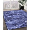 thumbnail image 3 of Ahgly Company Tapis d'Intérieur Lavables en Machine, Carrés de Transition Bleu Ciel, Carrés de 7', 3 of 7