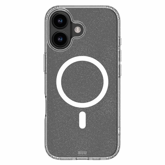 Blu Element Étui DropZone Rugged MagSafe Clear Glitter pour iPhone 17