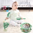 thumbnail image 1 of KTTECTOA Musical Toy Set Hand Pat Drum Rattle Trumpet Early Learning Percussion Instrument for Infants Safe ABS Plastic Newborn Gift for Boys and Girls Clearance Outdoor Toys Canada Days, 1 of 6