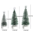 thumbnail image 3 of Birdeem Mini Small Christmas Tree with Led Color White Christmas Tree Christmas Decoration Desktop Ornament Gift Green Cedar, 3 of 9