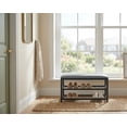 thumbnail image 2 of 2 Tier Shoe Bench, Padded Seat Metal Frame, Entryway Organizer, 2 of 6