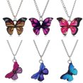 thumbnail image 5 of Collier Chaîne Papillon Mignon Bling Bijou Collier Pendentif Collier pour Femmes, 5 of 5