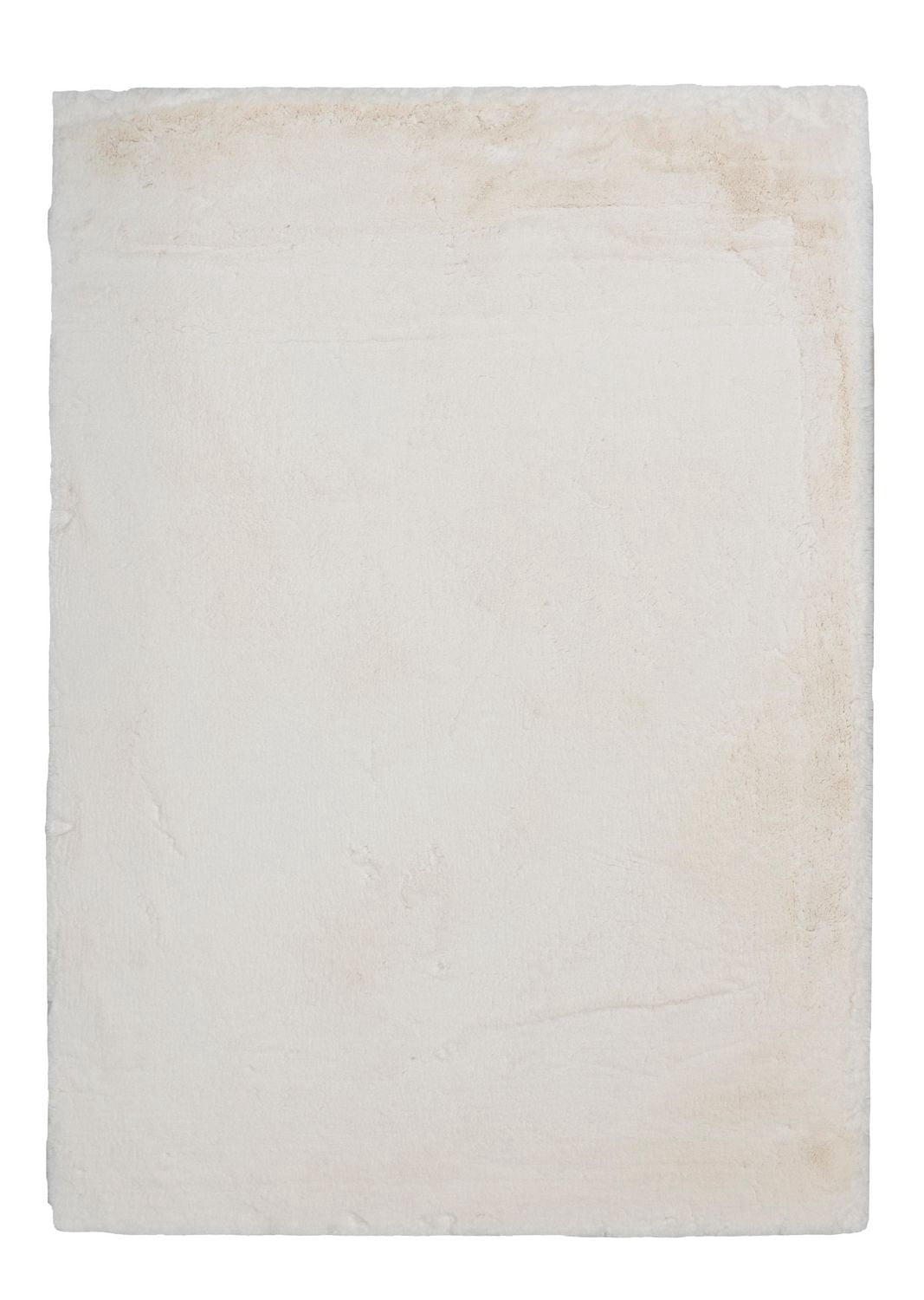 Tapis d'appoint Maven Faux Lapin blanc de 3 pi x 5 pi
