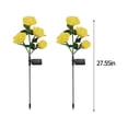 thumbnail image 3 of LSLJS Solar Garden Lights - 4 Head Floral Sway Light Solar Light-Solar Sway Lights- Sway with The Wind- Solar Outdoor Lights- Solar Garden Decorative Lights- Patio Ya, Solar Light, 3 of 6