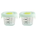 thumbnail image 1 of 2Pcs Clear Glass Food Storage Containers Leak Bowls for Food Microwave and Freezer Safe, 1 of 7