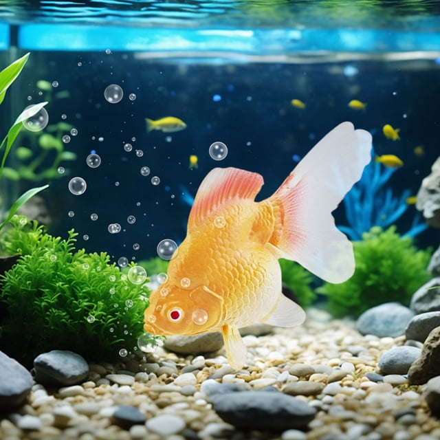 Meitianfacai Artificial Goldfish Decorations Realistic Floating Plastic Fish for Aquarium Pond and Water Feature Decoration