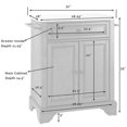 thumbnail image 4 of Bowery Hill Solid Granite Top Kitchen Island in Black, 4 of 6