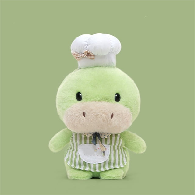 CJiaWei Chef Series Dinosaur Toys Soft And Cute Kitchen Theme Animals For Children And Chefs Perfect For Hugging Providing Comfort And Happiness For Children And Chef Enthu